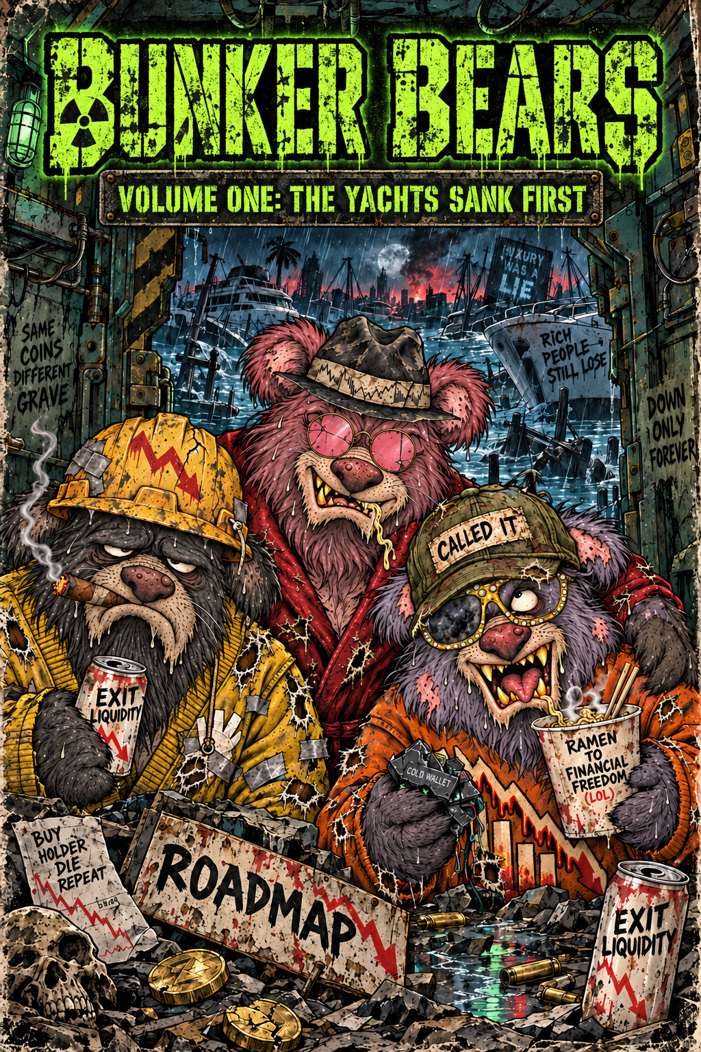 Bunker Bears Volume One comic cover